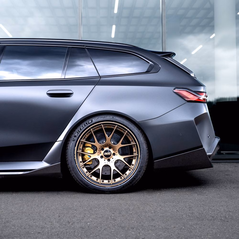 BBS CHR 2 montiert auf Audi A6 als Unlimited Rad in Gold